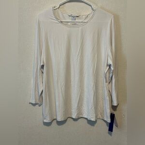 Peter Nygard | Cream Blouse | Size XL
| NWT